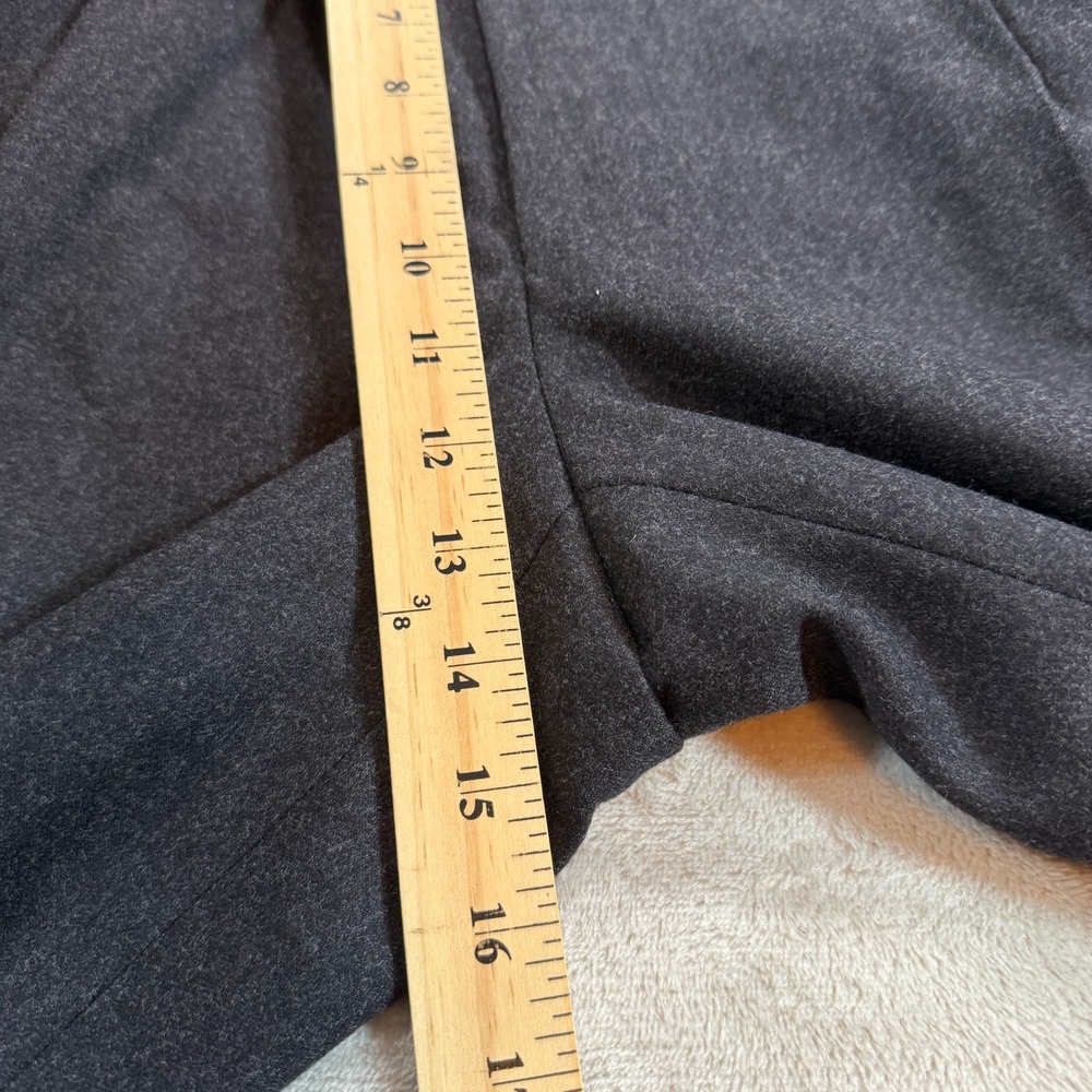 Gianluca Isaia Napoli Mens 34x30 Wool Cashmere Pleated Trousers Gray Italy EUC - Picture 14 of 14